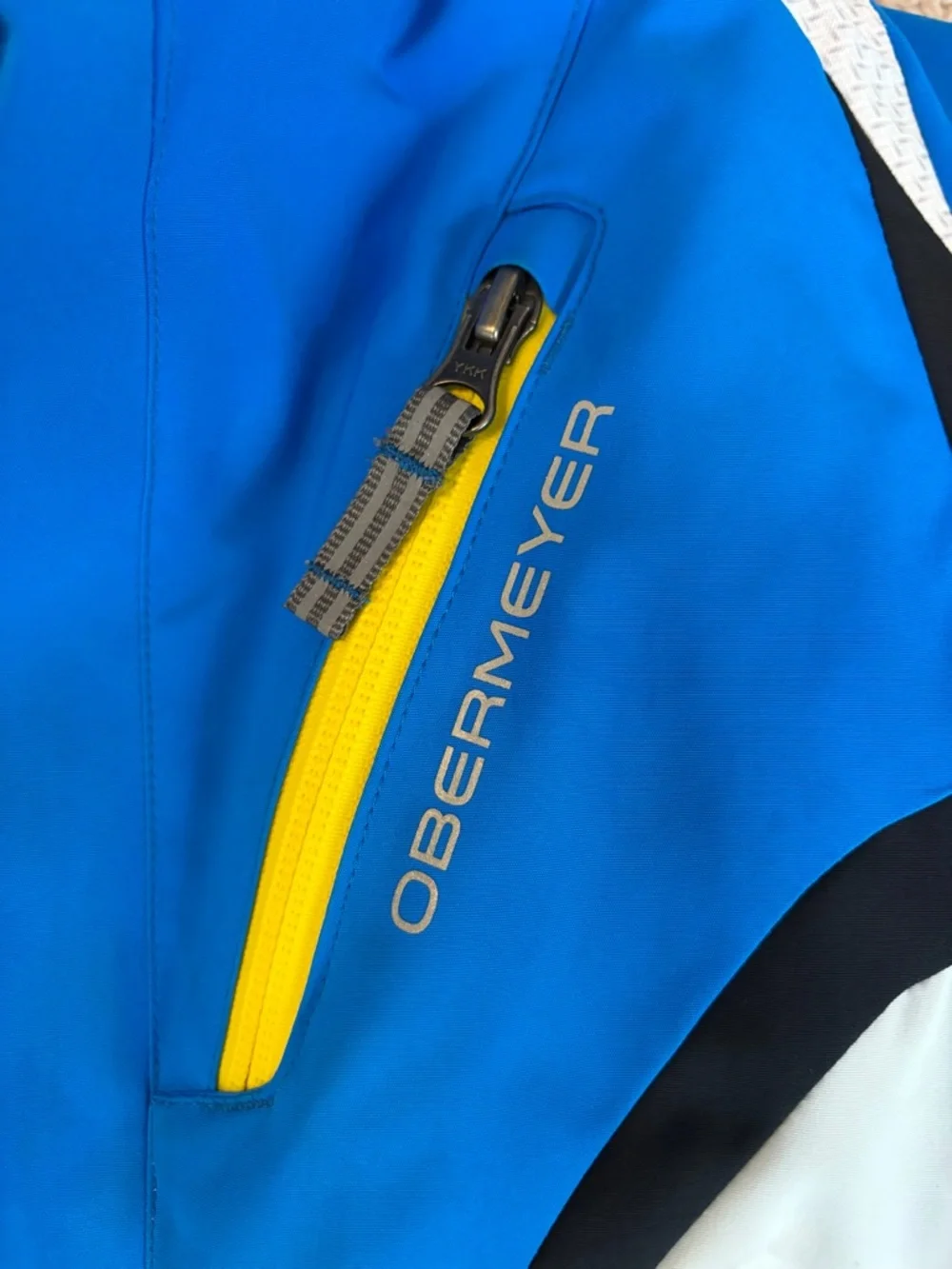 Obermeyer Kids Blue Insulated Ski Jacket (Size 5) - Picture 5 of 13